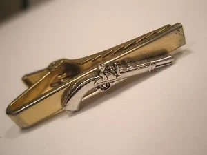 Dragoon Spanish Flintlock Pistol Vintage Tie Bar Clip gun percussion - Picture 1 of 4