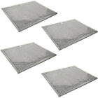 4-Pack HQRP Aluminum Mesh Range Hood Filter for Broan BPS1FA30 Replacement