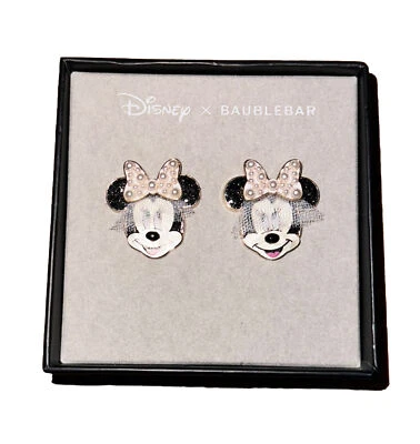 Aretes Disney X Baublebar Minnie Mouse Perla Boda Malla Vail Orgullo Foto 1 de 4