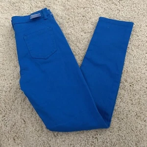 Bamboo Jeans Juniors Sz 9 Distressed Blue Denim Stretch High Rise NEW - Picture 1 of 8