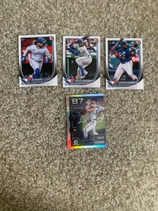Lote (4) Bowman Toronto Blue Jays 2025 + 1 inserto Top 100 - Imagen 1 de 1