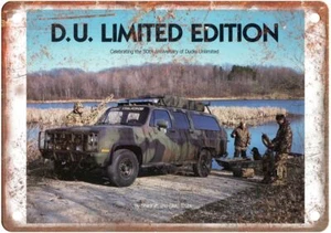 Old Auto Ad 1987 GMC Suburban D U Limited Edition Retro Look Metal Sign A2426 - Picture 1 of 2