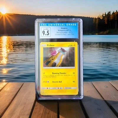 Pokémon Shining Legends Raikou 32/73 Cracked Ice Holo Rare CGC 9.5 (OLD LABEL) - Image 1 of 2