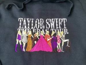 Taylor Swift Era Tour Child Embroidered Hoodie can be personalised - Picture 1 of 9