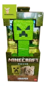 A Minecraft Movie CREEPER 12" Large Action Plant Like Mattel Figure 2025 *NEW* - Picture 1 of 1