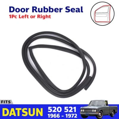 For Nissan Datsun 520 521 Pickup 1966-72 Weatherstrip Door Rubber Seal 1 PC Z09 Foto 1 de 4