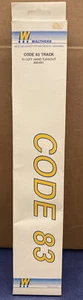 New Walthers 948-891 HO Scale Code 83 #5 Left Hand Track Turnout Train - Picture 1 of 1