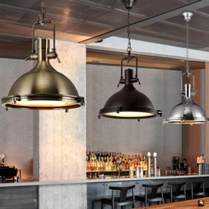 Bar Lamp Kitchen Pendant Light Home Black Chandelier Lighting Shop Ceiling Light - Picture 1 of 33