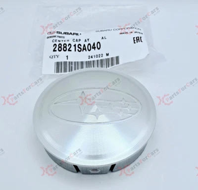 OEM GENUINO NUEVO 2006-2013 Subaru Impreza llanta de aleación / tapacubos central 28821SA040 Foto 1 de 4