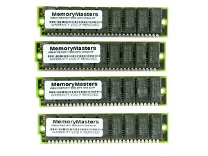 4x 1MB 30-Pin 9-Chip Parity 70ns FPM Memory SIMMs Apple Macintosh SE Plus 1Mx9