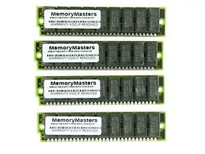 4x 1MB 30-Pin 9-Chip Parity 70ns FPM Memory SIMMs Apple Macintosh SE Plus 1Mx9 - Picture 1 of 1