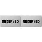  2 Pcs Seat Reservation Reserved Wedding Signs Custom Flag Dining Table