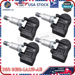 SET 4 TYRE PRESSURE SENSORS FOR 2008-2013 VOLVO C30 C70 2011-2017 S60 TPMS Kit - Picture 1 of 11