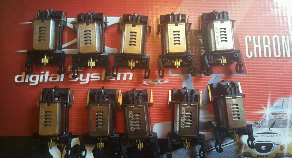 10 MOTOR SCX DIGITAL WOS RK42 NUEVO en montaje venta a granel... (SE ADAPTA A MOTOR RX de 2 pines). Foto 1 de 1