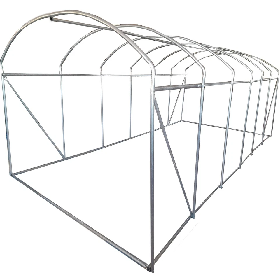CROCODILE TRADING LTD Frame Only 6m x 3m Poly Tunnel Polytunnel Polly Tunnel Greenhouse Green House