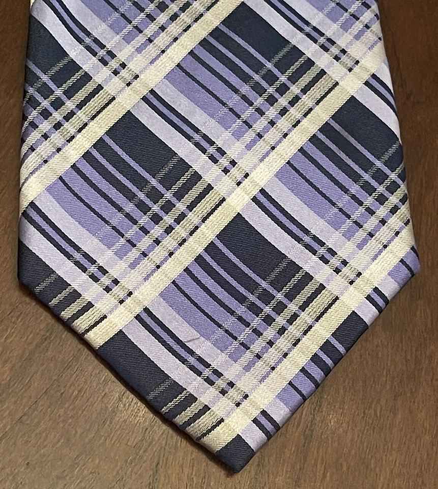 Corbata de cuello Sean John azul 100 % seda para hombre hecha en China Foto 1 de 4