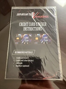 Shin Megami Tensei Vengeance Credit Card Sticker Atlus Sega - Picture 1 of 2