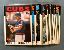 1986 Topps Baseball Cards - Pick Your Card