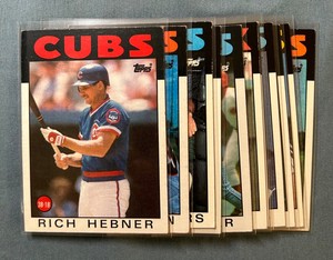 1986 Topps Baseball Cards - Pick Your Card