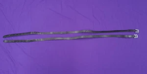 58" Black Horse Stirrup Leathers - Picture 1 of 7