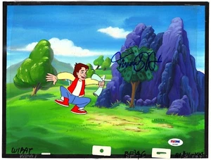 Michael J Fox signiert ""ZURÜCK IN DIE ZUKUNFT"" Cartoon Animation Cel PSA/DNA #AE41802 - Bild 1 von 4