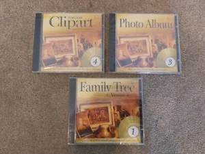 x3 GSP Family Tree v4 + Fotoalbum + 100000 Cliparts - PC CD-ROMS - Schmucketui - Bild 1 von 5