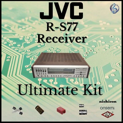JVC R-S77 Receiver Ultimate Upgrade Kit Genuine Parts Restoration - Image 1 of 3