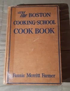 1947 Boston Cooking School Cook Book Fannie Merritt Farmer eighth edition - Imagen 1 de 8