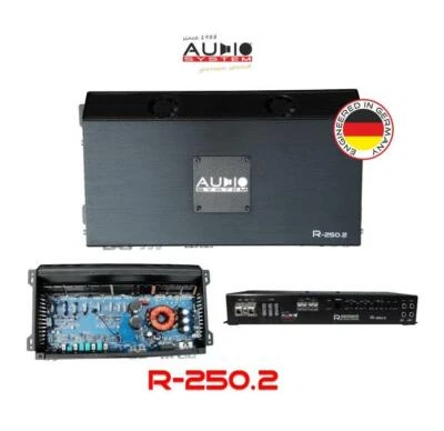 AUDIO SYSTEM R-250.2 2-Kanal analoger Class A/B Verstärker 820 Watt RMS  - Bild 1 von 4