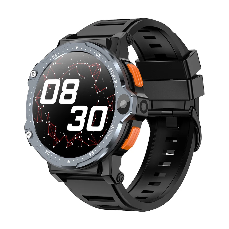 4G Smartwatch Sport Wristwatch with Dual Camera WiFi Video Call Unlocked Phone - Image 1 of 4
