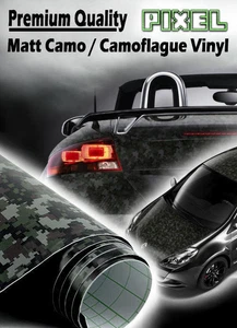 1520mm x 500mm 'Pixel' Camouflage / Camo Air Drain Vinyl - Car Wrap / Sticker - Picture 1 of 1