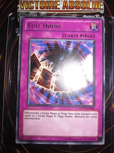 YU-GI-OH! RARE FULL HOUSE EXVC-FR088 FRANCAISE EDITION ILLIMITEE MINT ABSOLUE - Picture 1 of 1