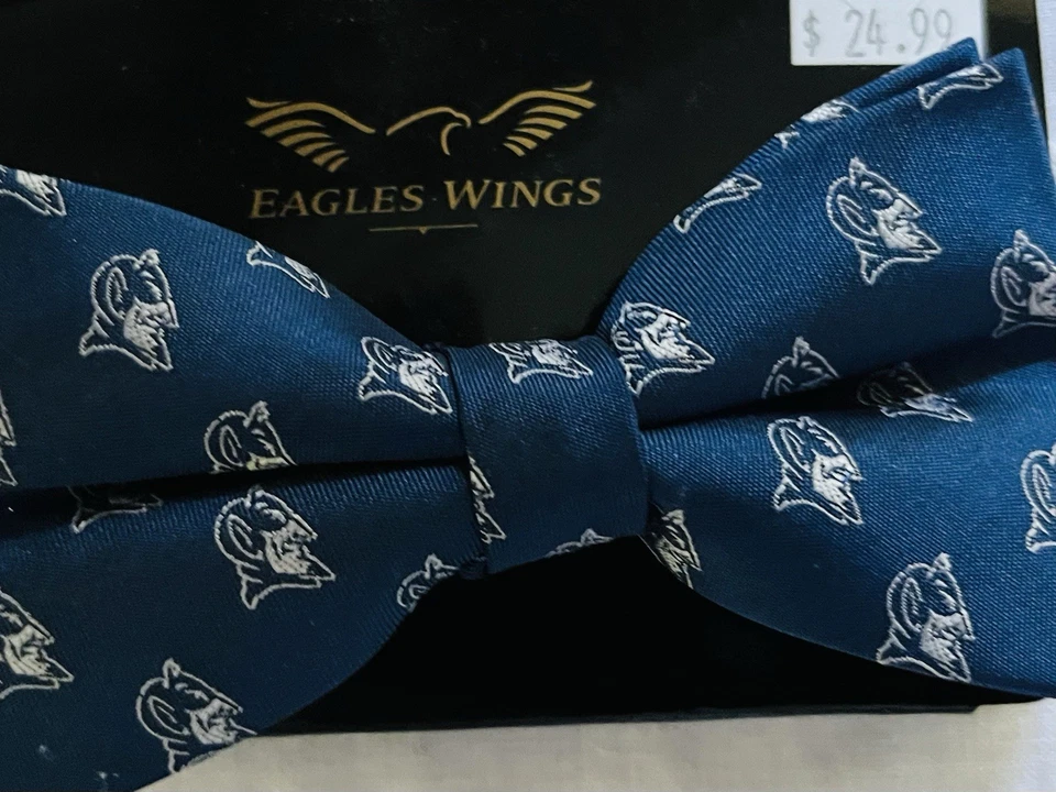 Галстук-бабочка для мальчиков Duke University Blue Devils регулируемый и новый с прикрепленными бирками  - Изображение 1 из 3