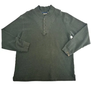 Suéter Henley Vintage LL BEAN Para Hombres Grande Alto DEFECTUOSO Aire Libre Senderismo - Imagen 1 de 9