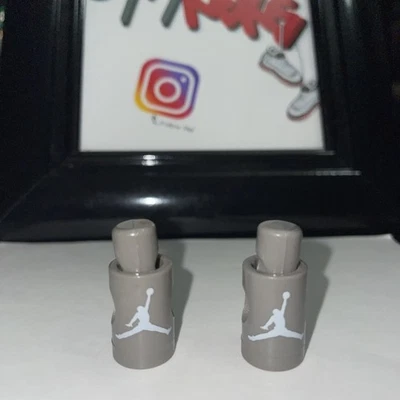 Cerraduras de encaje Nike Air Jordan (gris) solo cerraduras  Foto 1 de 4