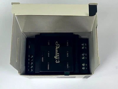 Shelly Pro 3: 3-Channel DIN Rail Automation Relay (Wi-Fi/LAN/BT)3800235268094 - Image 1 of 4