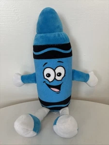 Hallmark 2023 Crayola Crayons Cerulean Blue 11” Plush Crayon NWOT - Picture 1 of 4
