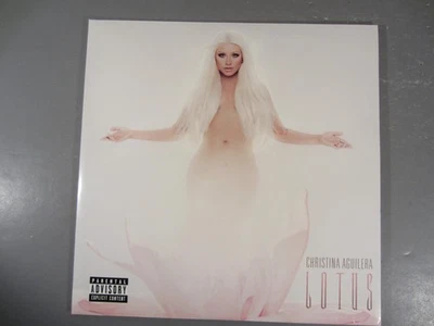 Christina Aguilera - Lotus LP Vinyl RECORD UO Exclusive Opaque Pink Marble Foto 1 de 4