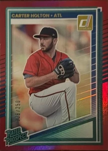2025 Donruss #182 Carter Holton Red 138/250 - Picture 1 of 1