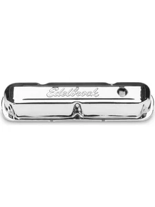 Edelbrock Valve Covers Signature Series Stock Height Steel Chrome Edelbro (4495) - Picture 1 of 12