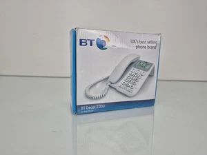 Telefon przewodowy BT Decor 2200 - dom stacjonarny w kolorze białym - Zdjęcie 1 z 5