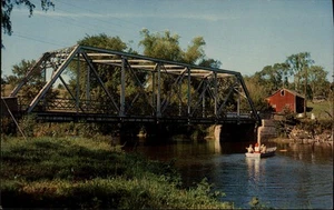 Catskill,NY Cauterskill Creek,Bridge,Scenic View,Boat Greene County New York - Picture 1 of 2