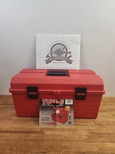 Vintage CONTICO R-7190-4, TUFF BOX TOOL BOX w/ TRAY 19” RED - Picture 1 of 9
