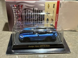 Kyosho USA Dodge Viper SRT10 ACR 1/64 Blue - Picture 1 of 1