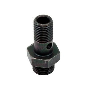 25-603 AEM High Volume Fuel Rail Banjo Fitting With Hole - Picture 1 of 7