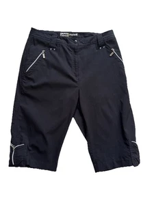 Jamie Sadock Shorts Capri Pants Women Sz 8 Black Athletic Golf NICE! - Picture 1 of 10