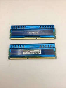 Patriot Viper DDR3 RAM 16GB Kit 2400mhz 2 x 8GB Sapphire Blue Desktop Memory - Picture 1 of 9