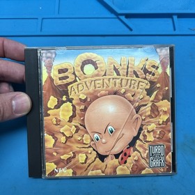 Bonk's Adventure (NEC, TurboGrafx 16) Complete Tested Damaged Case