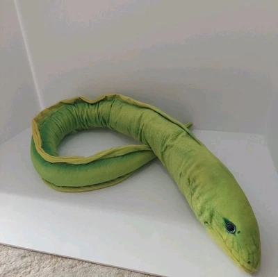 Green Moray Eel Plush Wild Republic 27929 Living Ocean Stuffed Animal Plush 54" - Image 1 of 4