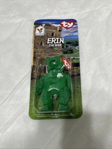 Erin The Bear McDonald’s Ty Beanie Baby With Rare Errors 1993 Oakbook Misprint - Picture 1 of 11
